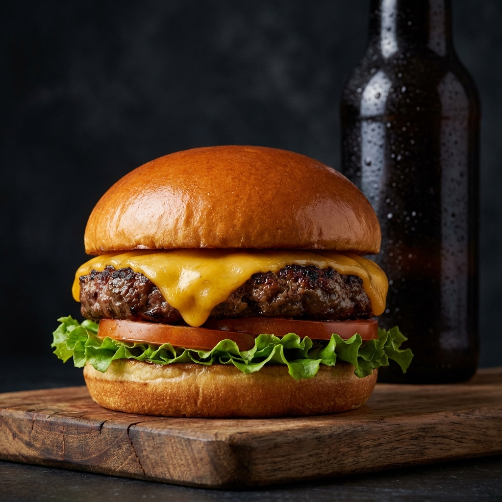 Cheeseburger maison